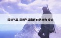 深圳气温 深圳气温最近15天查询 穿衣