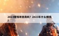 2023赚钱项目商机？2023年什么赚钱？