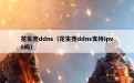 花生壳ddns（花生壳ddns支持ipv6吗）