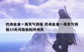 杭州未来一周天气预报 杭州未来一周天气预报15天河南南阳邓州天